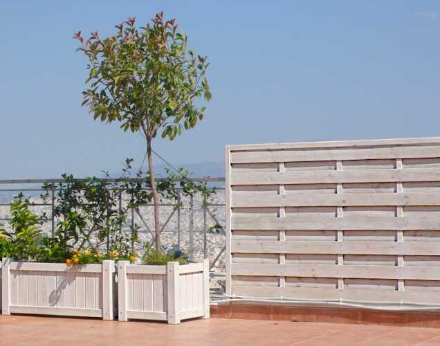 Wooden Panel Blind 120(H) x 180cm